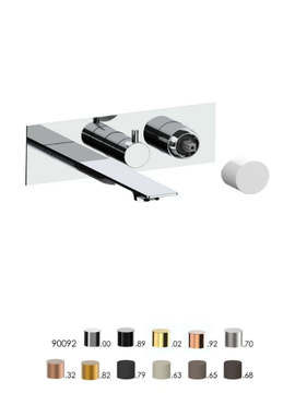 NARCISO S 78528S - Wall-mounted bathtub mixer with diverter by Rubinetterie Frattini - view 3